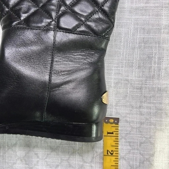 Michael Kors black leather boots size 5 1/2 - Picture 10 of 11